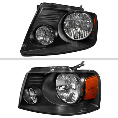 Spec-D 04-08 Ford F-150/ 06-08 Lincoln Mark LT OE Style Headlights Blk