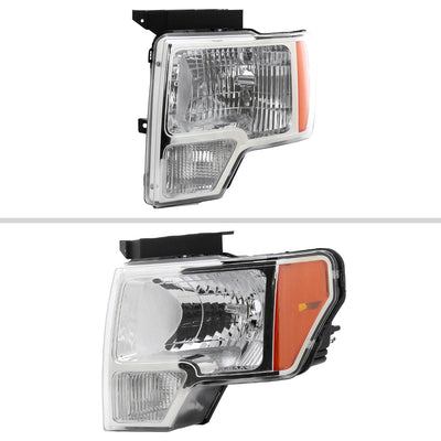 Spec-D 09-14 Ford F-150 OEM OEM Style Headlights Chrome