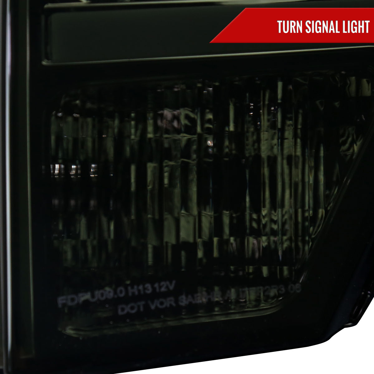 Spec-D 09-14 Ford F-150 LED Tube Headlights OEM Style Chrome/Smoked
