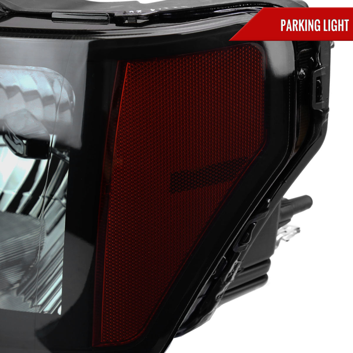 Spec-D 09-14 Ford F-150 Headlights OEM Style Black/Smoked Lens