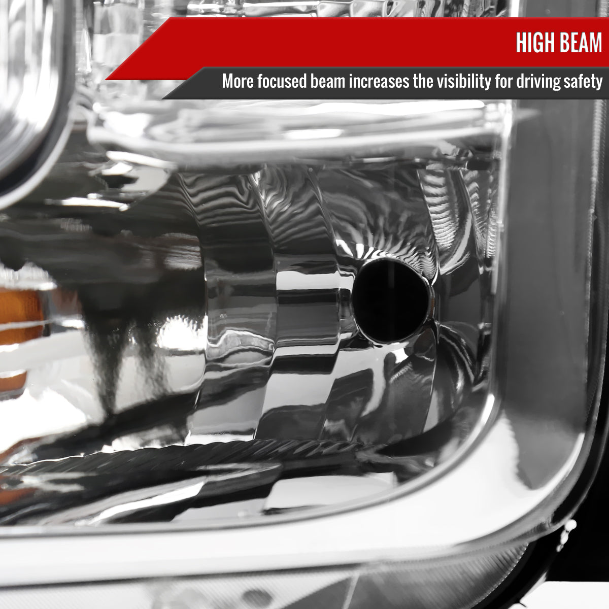 Spec-D 15-17 Ford F-150 Replacement Headlights OEM Style Chrome