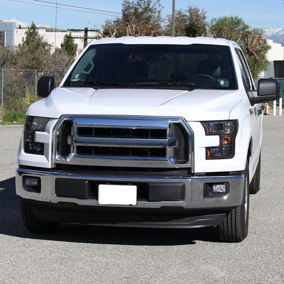 Spec-D 15-17 Ford F-150 Headlights OEM Style Replacement Black