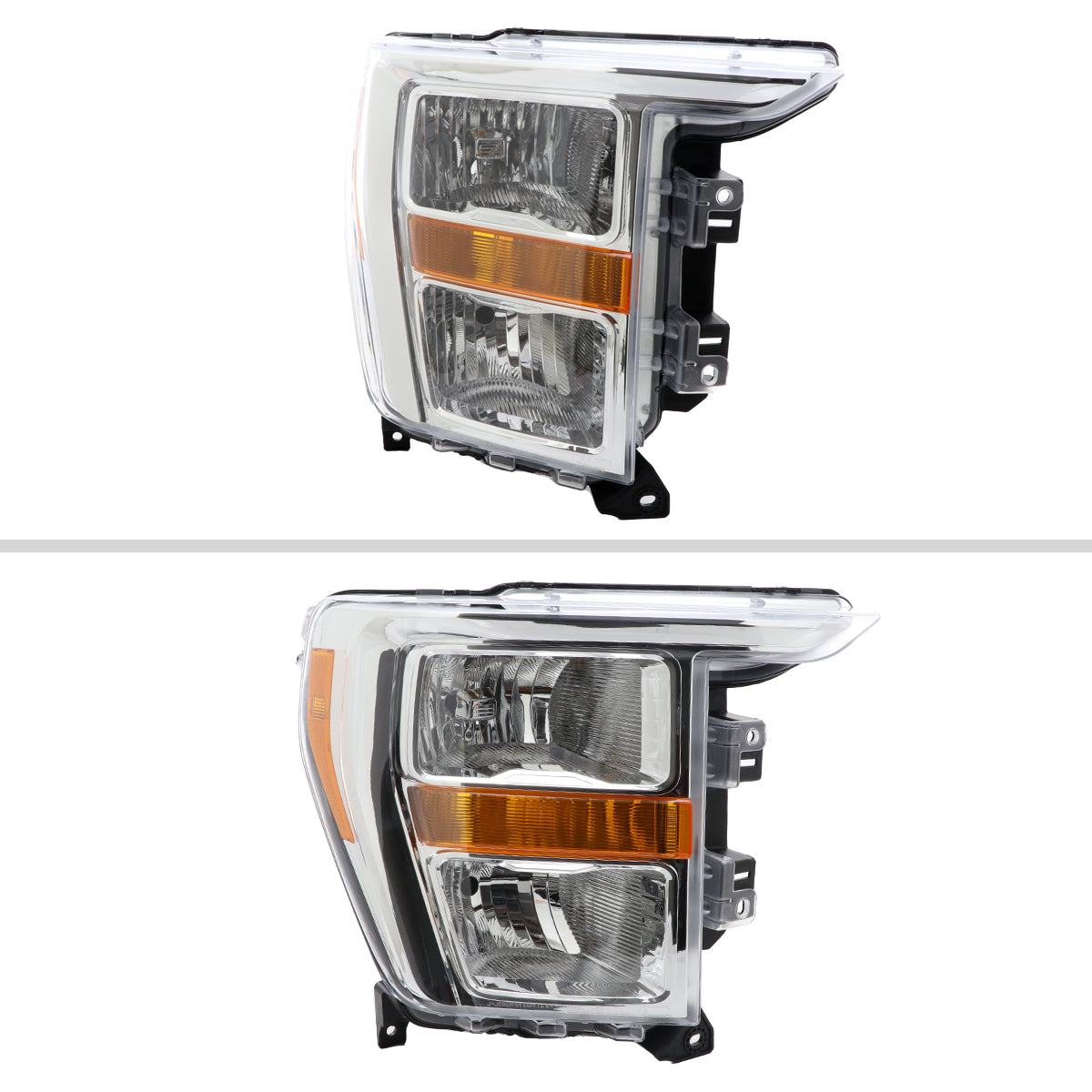 Spec-D 21-23 Ford F-150 Passenger Replacement Headlight OEM Style Chrome
