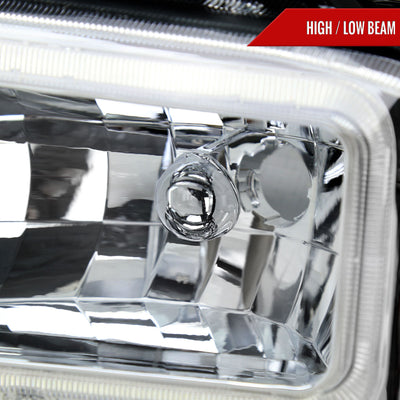 Spec-D 05-07 Ford F-250 F-350 Headlights Projector Chrome/Clear G3