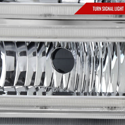 Spec-D 05-07 Ford F-250 F-350 Headlights Projector Chrome/Clear G3
