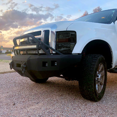 Spec-D 08-10 F-250/F-350/F-450 Super Duty OE Style /Smoked Headlights