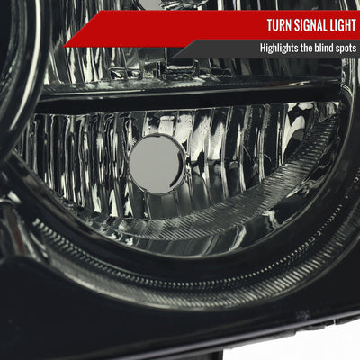 Spec-D 05-07 Jeep Grand Cherokee OE Style Chrome/ Smoked Headlights