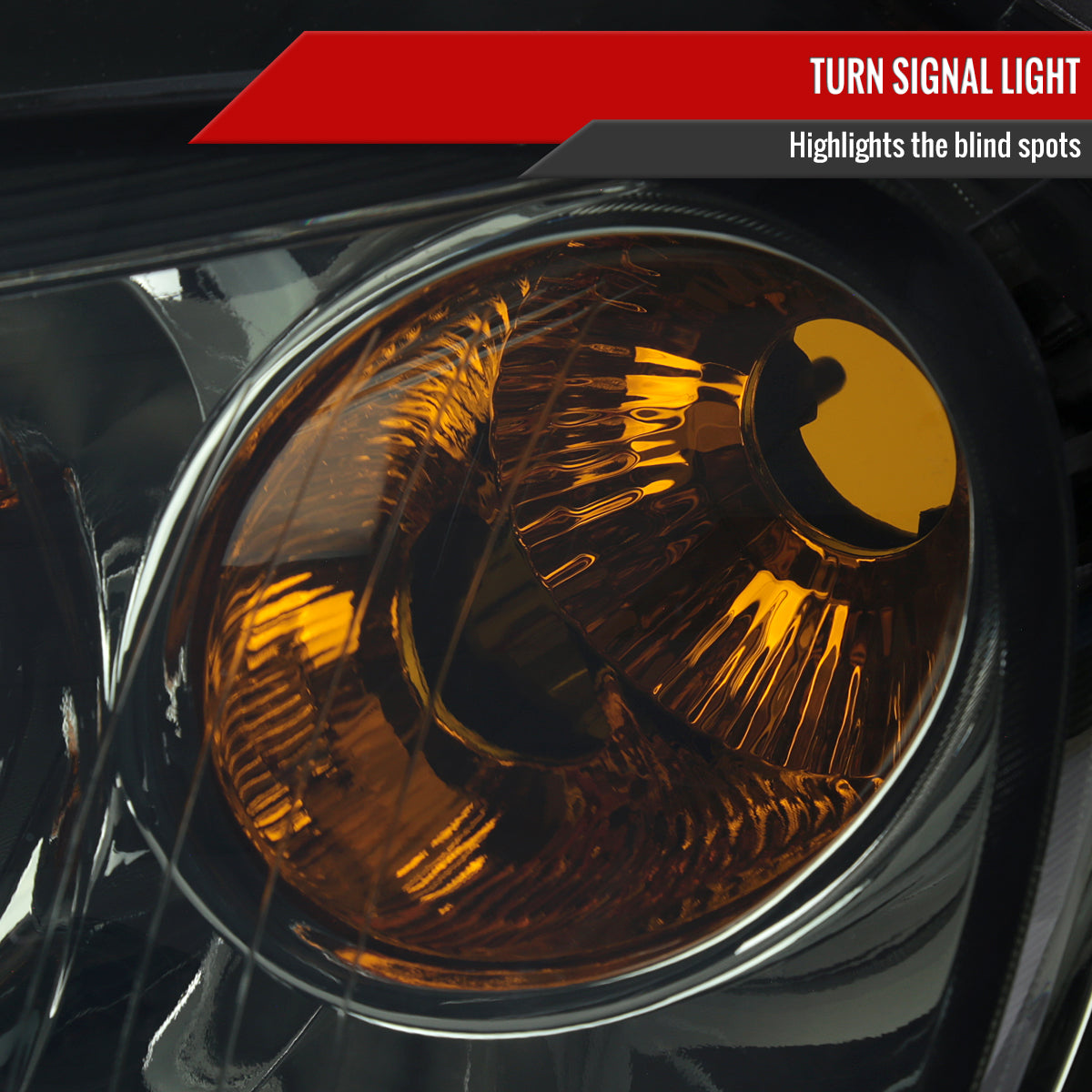 Spec-D 06-11 Chevy HHR Headlights OEM Style Chrome/Smoked Lens