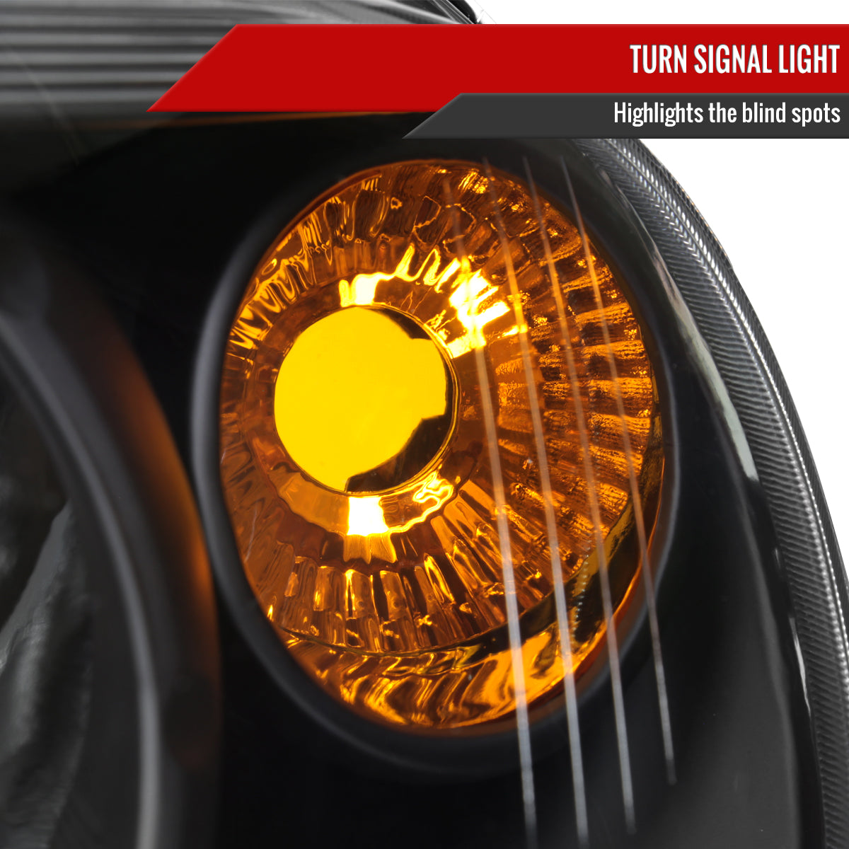 Spec-D 06-11 Chevy HHR Headlights OEM Style Matte Black