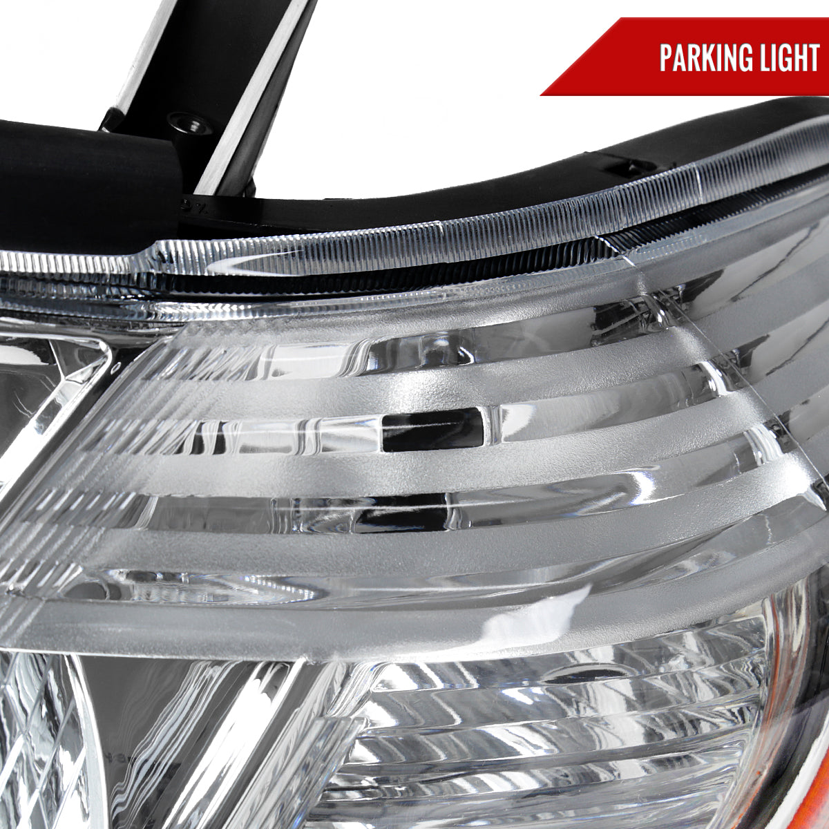 Spec-D 08-10 Highlander Headlights OEM Halogen Replacement Chrome
