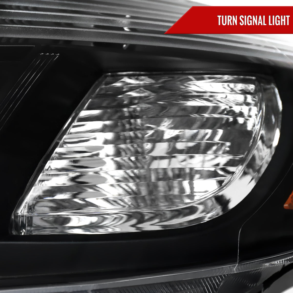 Spec-D 08-10 Toyota Highlander Headlights OEM Style Matte Black/Clear