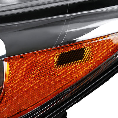 Spec-D 16-18 Honda HR-V Crystal Headlights Amber Reflectors Chrome