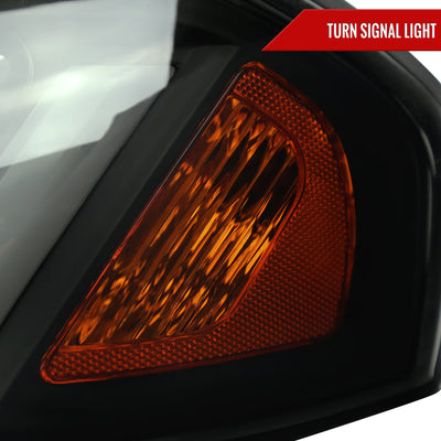 Spec-D 00-05 Chevy Impala Headlights LED Bar OEM Style Black/Smoked