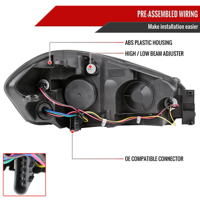 Spec-D 06-16 Impala/06-07 Monte Carlo Headlights Chrome/Clear