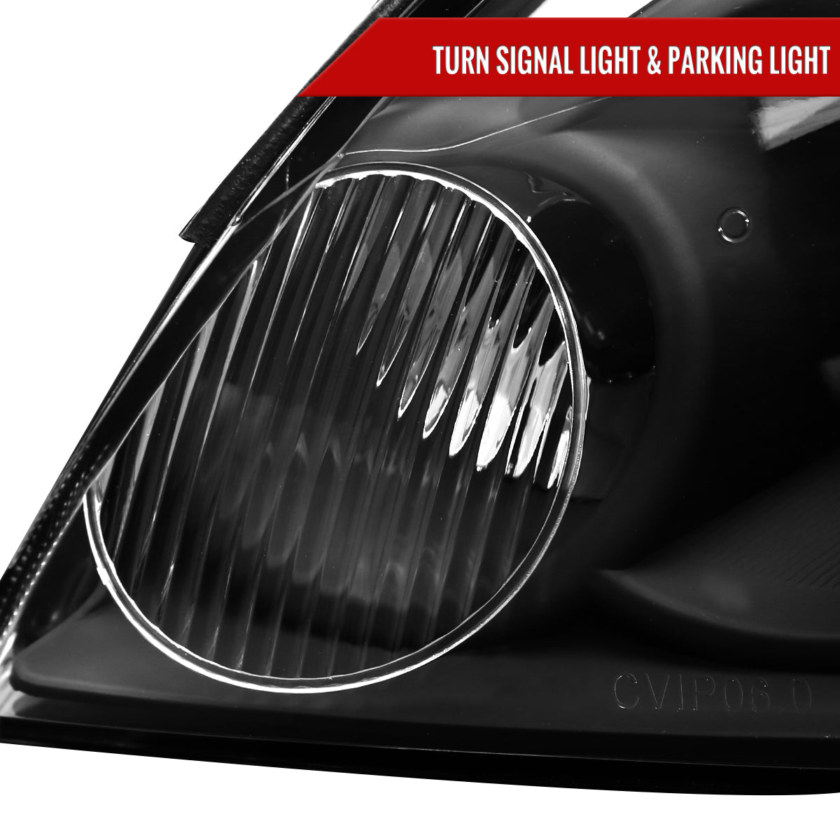 Spec-D 06-16 Impala/06-07 Monte Carlo Headlights LED Strip Black/Clear