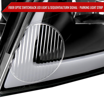 Spec-D 06-16 Impala /06-07 Monte Carlo Headlights Sequetial Black