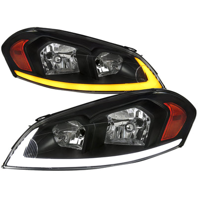 Spec-D 06-16 Impala /06-07 Monte Carlo Headlights Sequetial Black
