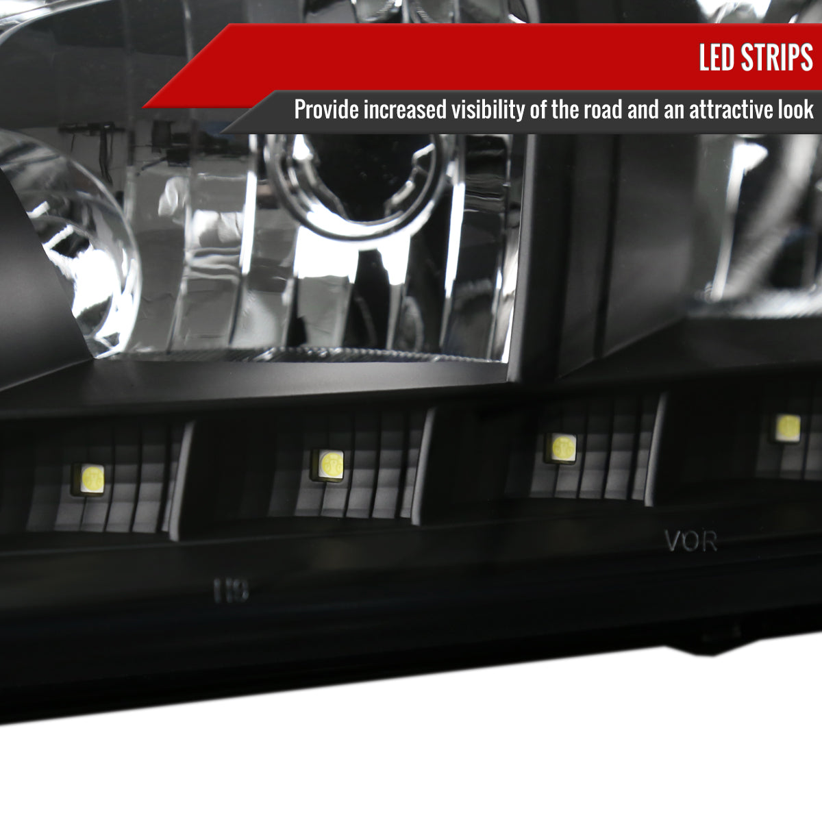 Spec-D 06-15 Chevy Impala Headlights Projector V2 Black