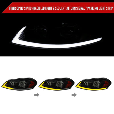 Spec-D 06-16 Impala/06-07 Monte Carlo Headlights Sequential Black