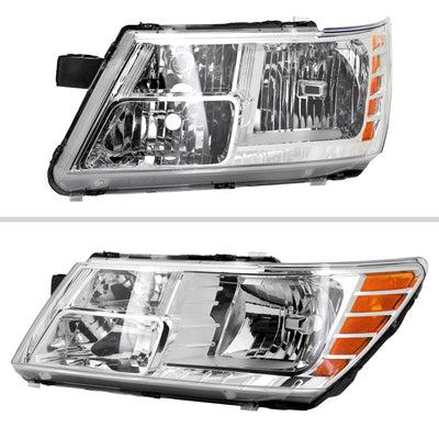 Spec-D 09-20 Dodge Journey Headlights OEM Style Chrome