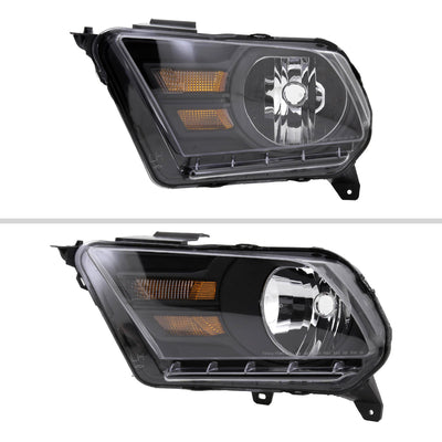 Spec-D 10-14 Ford Mustang OEM OEM Style Headlights Black