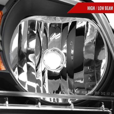 Spec-D 10-14 Ford Mustang OEM OEM Style Headlights Black