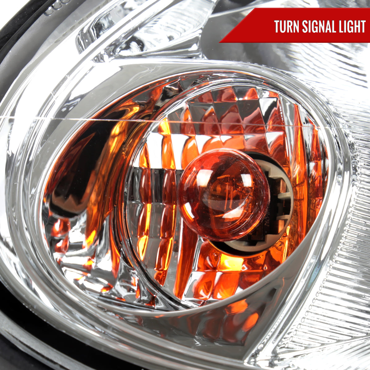 Spec-D 03-05 Dodge Neon Headlights OEM Crystal Chrome/Clear.