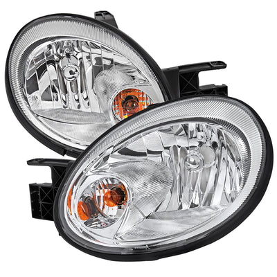 Spec-D 03-05 Dodge Neon Headlights OEM Crystal Chrome/Clear.