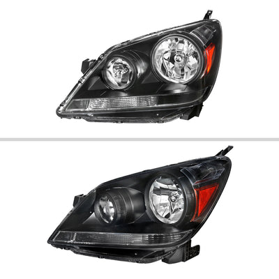 Spec-D 05-07 Honda Odyssey Headlights OEM Style 9006 Bulbs Black
