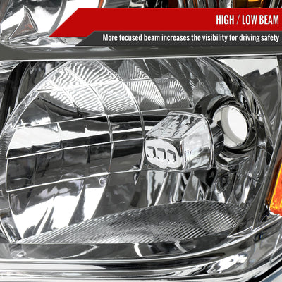 Spec-D 05-08 Frontier/05-06 Pathfinder Headlights OEM Style Chrome