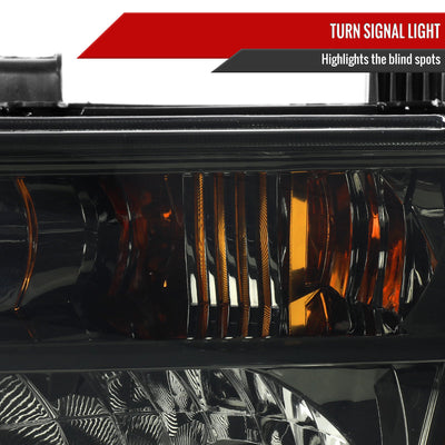 Spec-D 05-08 Frontier/05-06 Pathfinder Headlights OEM Style /Smoked