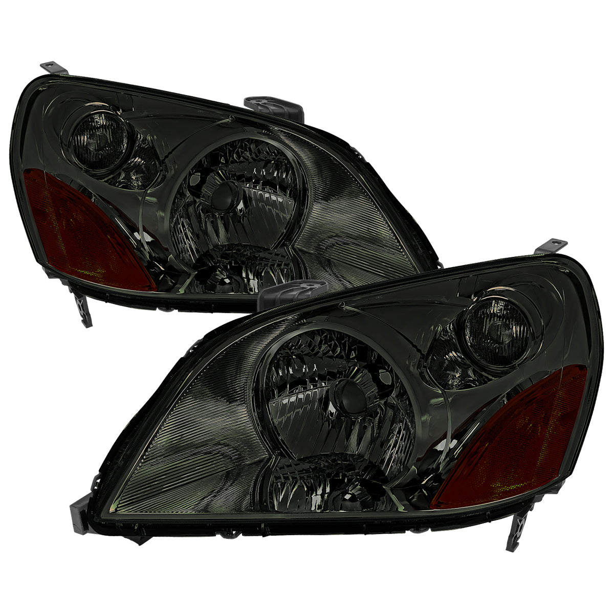 Spec-D 03-05 Honda Pilot Headlights OEM Style Chrome/Smoked