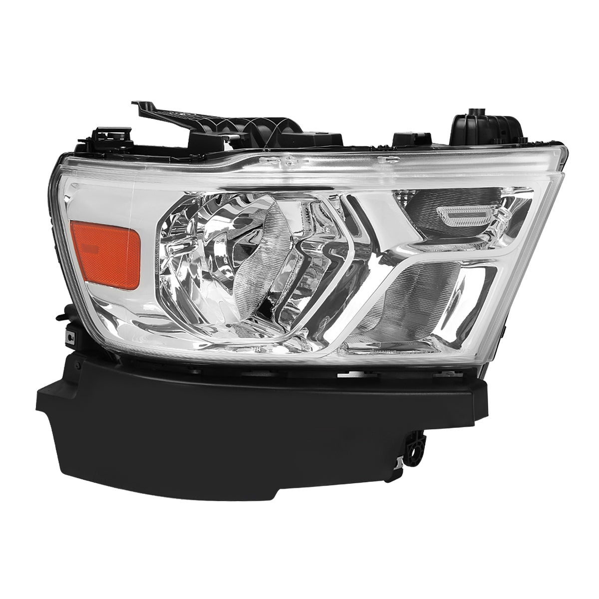 Spec-D 19-24 Ram 1500 Passenger Headlight Chrome Replacement