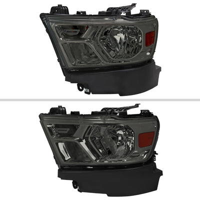 Spec-D 19-24 Ram 1500 OE Style with Chrome/ Smoked Headlights