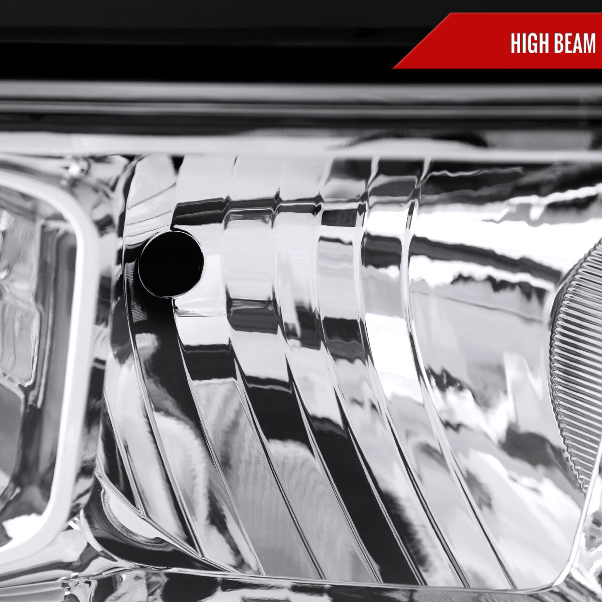Spec-D 19-24 Ram 2500/3500 Passenger Headlight Chrome Replacement