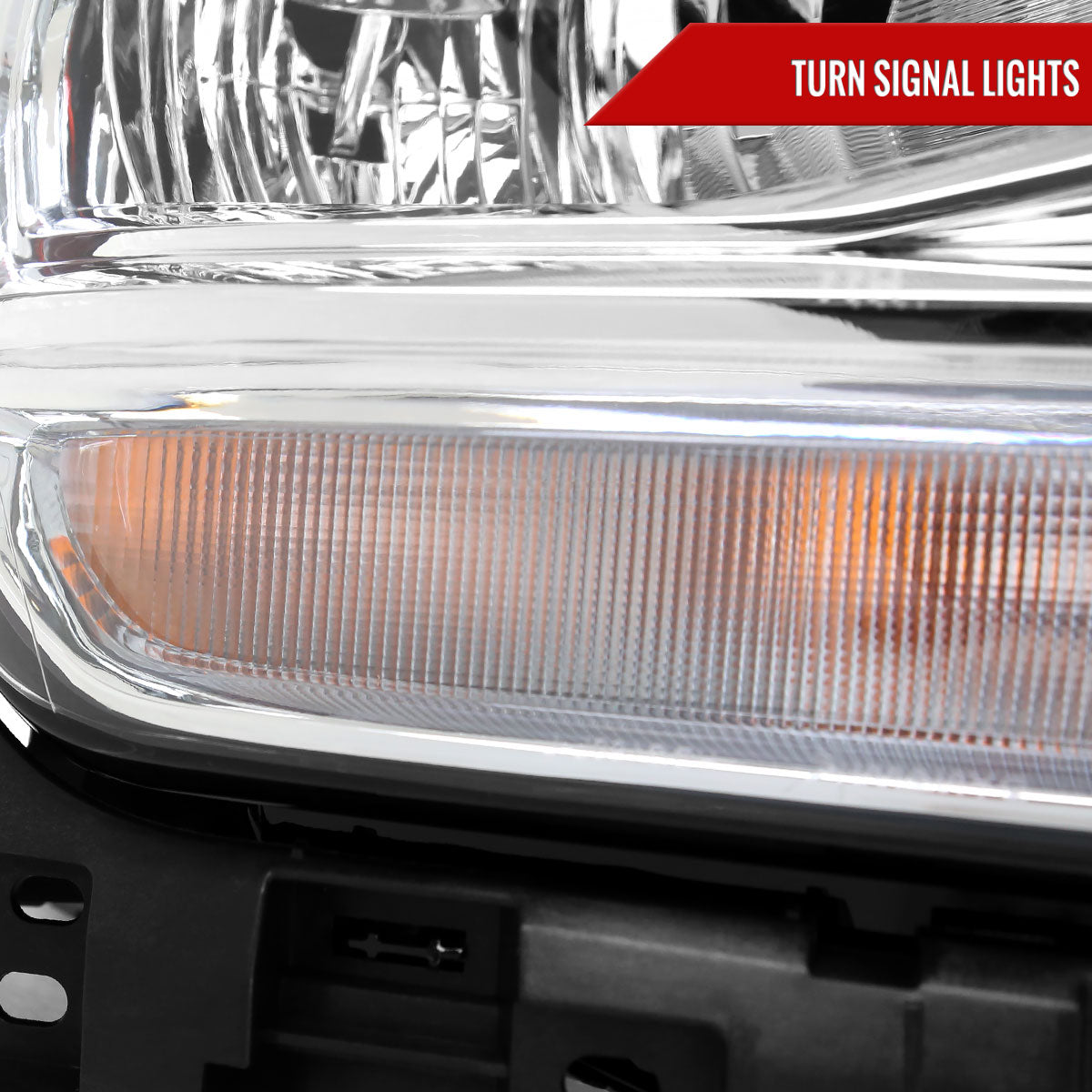 Spec-D 19-24 Ram 2500/3500 Passenger Headlight Chrome Replacement