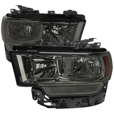 Spec-D 19-24 Ram 2500-5500 Headlights Factory Style Chrome/Smoked
