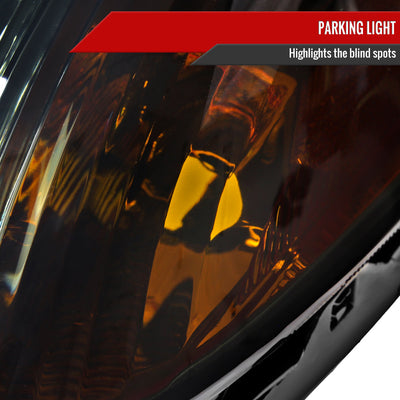 Spec-D 01-03 RAV4 OE Style Headlights Chrome w/ Smoked Lens