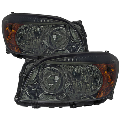 Spec-D 06-08 RAV4 OE Style Chrome w/ Smoked Lens Headlights