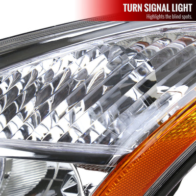 Spec-D 08-13 Nissan Rogue Driver Headlight OEM Chrome Replacement