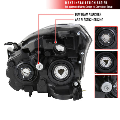 Spec-D 08-13 Nissan Rogue Passenger Headlight OEM Chrome Replacement