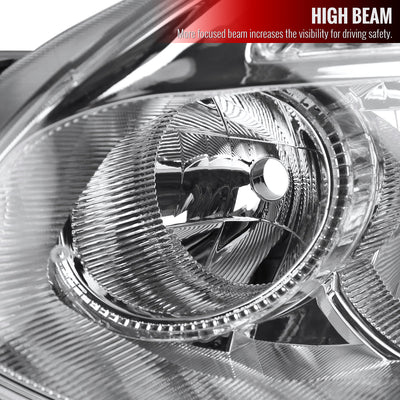 Spec-D 08-13 Rogue/14-15 Rogue Select Headlights OEM Style Chrome