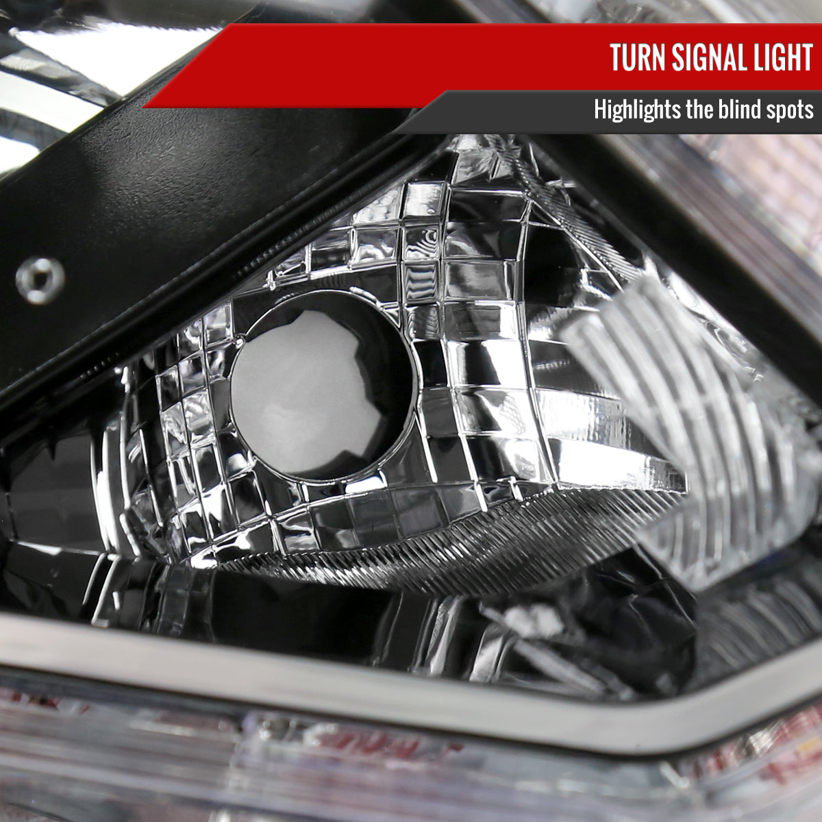 Spec-D 14-16 Nissan Rogue Passenger LED Black Replacement
