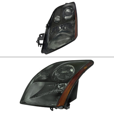 Spec-D 07-09 Sentra Headlights OEM Style Chrome/Smoked