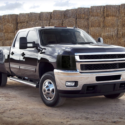 Spec-D 07-13 Silverado 1500 2500HD 3500HD Headlights Smoked