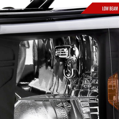 Spec-D 07-13 Tundra/08-17 Sequoia Headlights with LED Signals Black