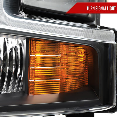 Spec-D 19-21 Chevy Silverado 1500 Projector Headlights OEM Style Black