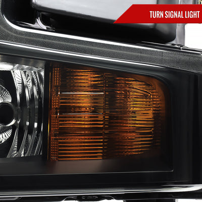 Spec-D 19-21 Chevy Silverado 1500 OEM Style Headlights Black/Smoked