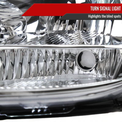 Spec-D 04-05 Toyota Sienna Headlights OEM Style Clear Amber