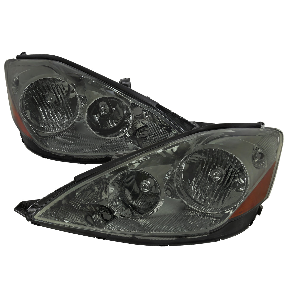Spec-D 06-10 Sienna Headlights OEM Style Amber Reflector Chrome/Smoked